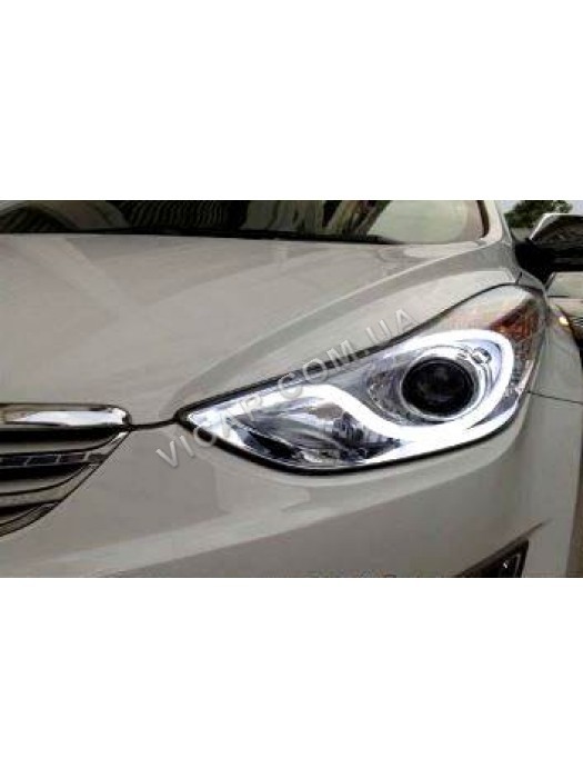 Передние диодные фары Hyundai Elantra (2010...)